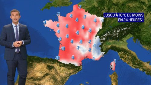 -10°C à Bordeaux et Biarritz, -8°C à Paris... Les températures en chute libre ce mardi