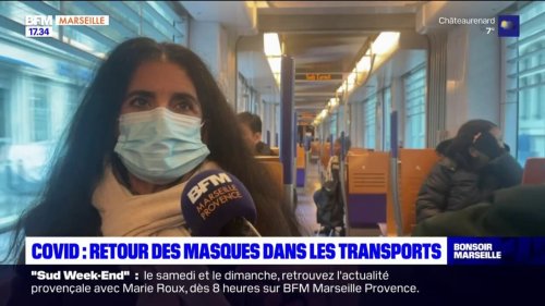 Marseille: le masque fait son retour dans les transports