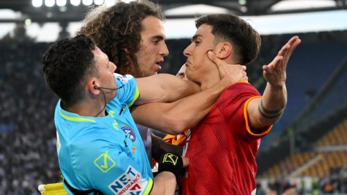 Serie A : gros accrochage entre Guendouzi et Dybala, qui montre son protège-tibia... avec la Coupe du Monde 2022