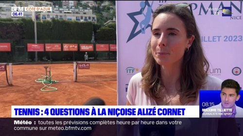 Roland-Garros, Diane Parry: la joueuse de tennis niçoise Alizé Cornet répond aux questions de BFM Nice Côte d'Azur
