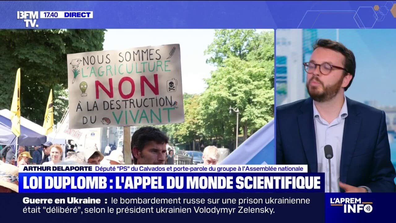 Loi Duplomb: « On espère beaucoup du Conseil constitutionnel », assure Arthur Delaporte (PS)
