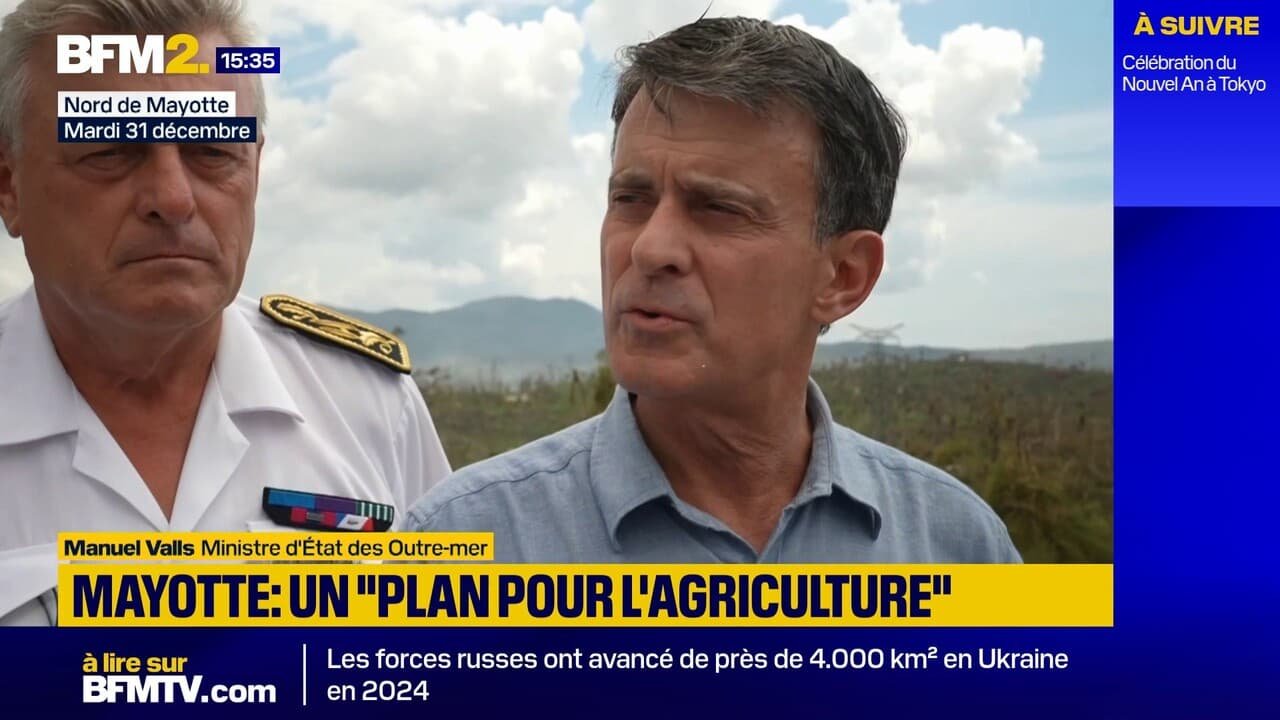 Mayotte: le ministre des Outre-mer Manuel Valls défend des « actes » pour les agriculteurs