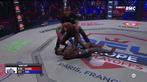 PFL Paris: la victoire monstrueuse de Cédric Doumbé, qui met un KO hallucinant sur Zebo en neuf secondes