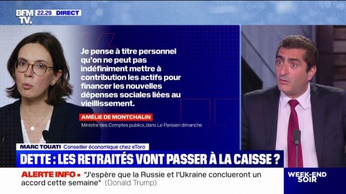 Toucher aux retraites pour gérer la dette de la France: pour Marc Touati, conseiller économique, "ça n'apportera pas grand-chose"