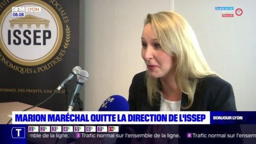 Rhône: Marion Maréchal quitte la direction de son école à Lyon