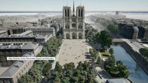 Paris: le projet de réaménagement des abords de Notre-Dame dévoilé