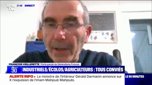Grand débat au Salon de l'agriculture: "Les affaire agricoles ne concernent pas que les agriculteurs et la distribution", pour François Veillerette (porte-parole de Générations Futures)
