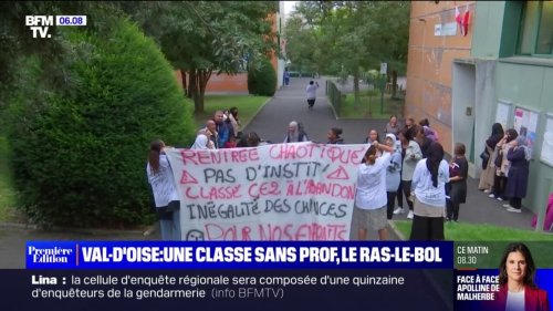 Val-d'Oise: des élèves sans enseignant, le ras-le-bol des parents d'élèves