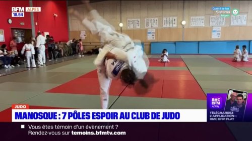Manosque : 7 jeunes en pôle espoir au club de Judo