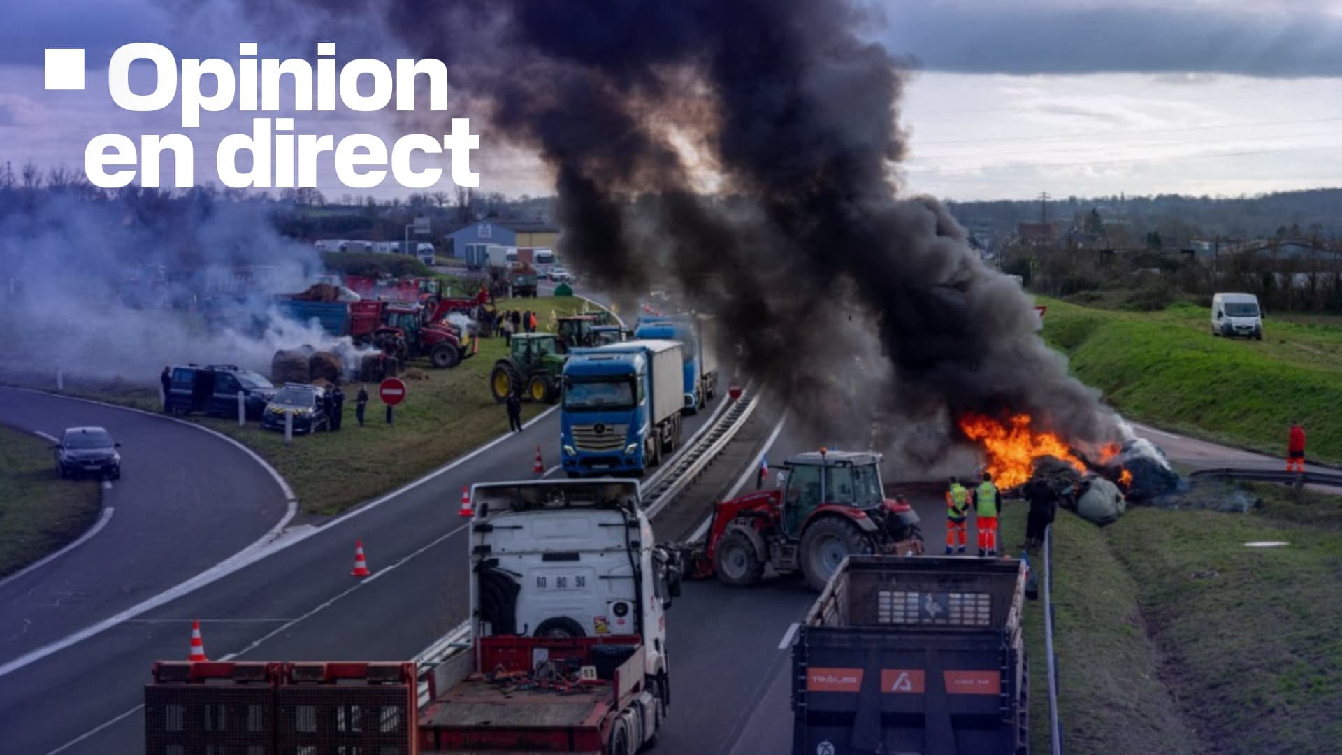 SONDAGE BFMTV. Colère agricole: près de 6 Français sur 10 approuvent les blocages pour dénoncer la stratégie sanitaire contre la dermatose nodulaire contagieuse