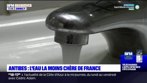 1,50 euros le mètre cube: Antibes affirme avoir l'eau potable la moins chère de France