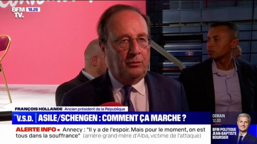 Attaque au couteau à Annecy: François Hollande appelle les dirigeants politiques à "une maîtrise de leur expression"