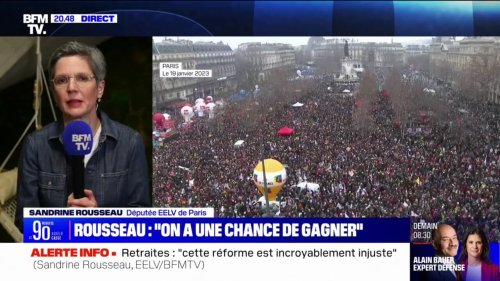Sandrine Rousseau, députée EELV de Paris: "Un mouvement social ne se tient jamais sage (...) pour moi la limite, c'est la violence"