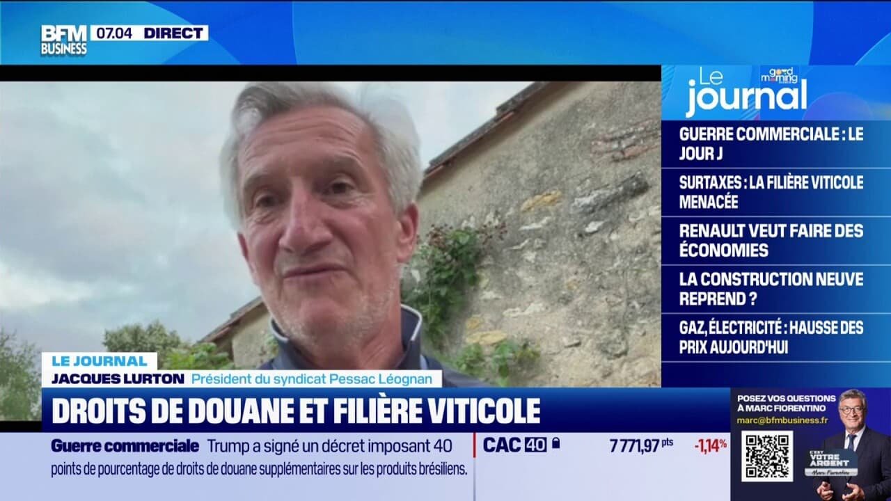 Droits de douane et filière viticole