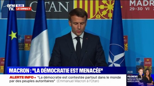 Emmanuel Macron: "La situation est d'une exceptionnelle gravité"