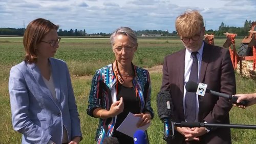 Sécheresse: Elisabeth Borne annonce des mesures pour les agriculteurs