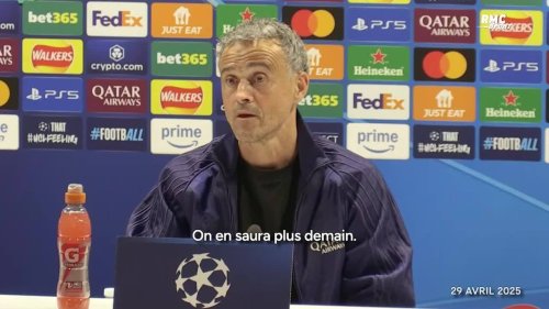 Arsenal 0-1 PSG : "Un doute pour Dembélé au retour" annonce Luis Enrique