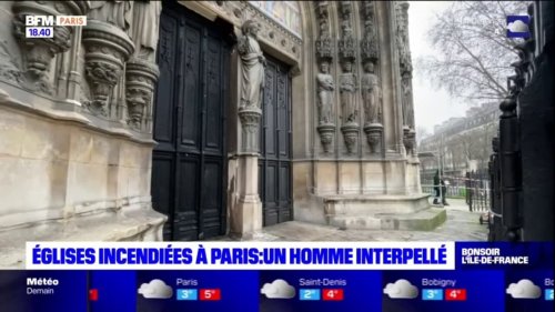 Paris: un homme interpellé après l'incendie allumé devant l'église Saint-Laurent