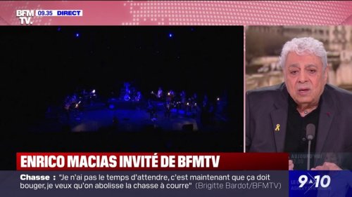 Antisémitisme: "On retrouve des relents de ce qu'on a vécu", affirme Enrico Macias