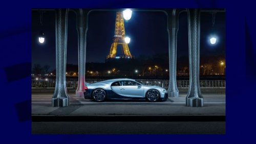 Paris: les photos officielles d'une Bugatti Chiron sur une piste cyclable critiquées par la municipalité