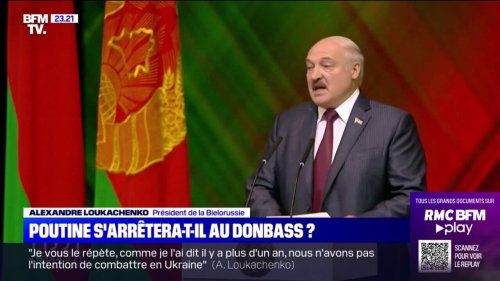 Le président biélorusse affirme que son armée a abattu des missiles tirés depuis l'Ukraine sur son pays