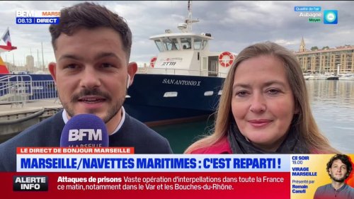 Les navettes maritimes de la RTM ont repris du service !