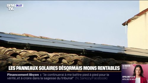 Photovoltaïque: le prix de revente de l'électricité des particuliers divisé par trois par le gouvernement