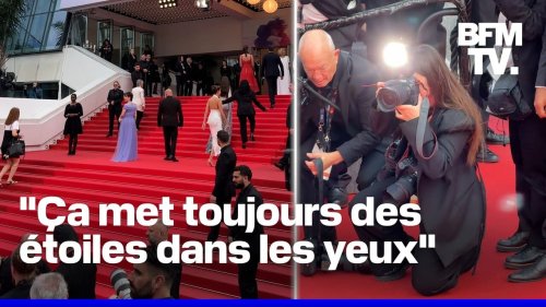 “J’essaye de crier le plus possible”: on a suivi une photographe sur les marches du Festival de Cannes