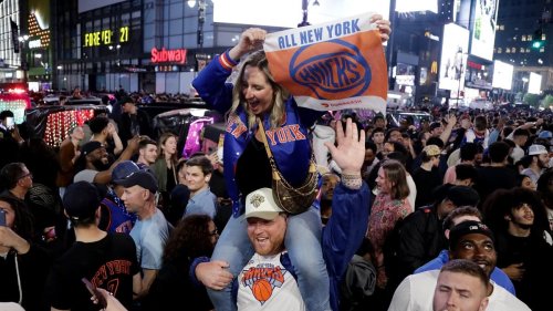 NBA: New York en délire après la qualification des Knicks en finale de Conférence