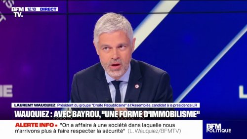 Mobilisation en soutien aux musulmans: "Je ne vais pas manifester avec La France insoumise", déclare Laurent Wauquiez (LR)
