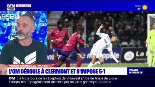 Ligue 1: l'OM déroule à Clermont, "c'est terrible pour Gattuso" selon Di Meco