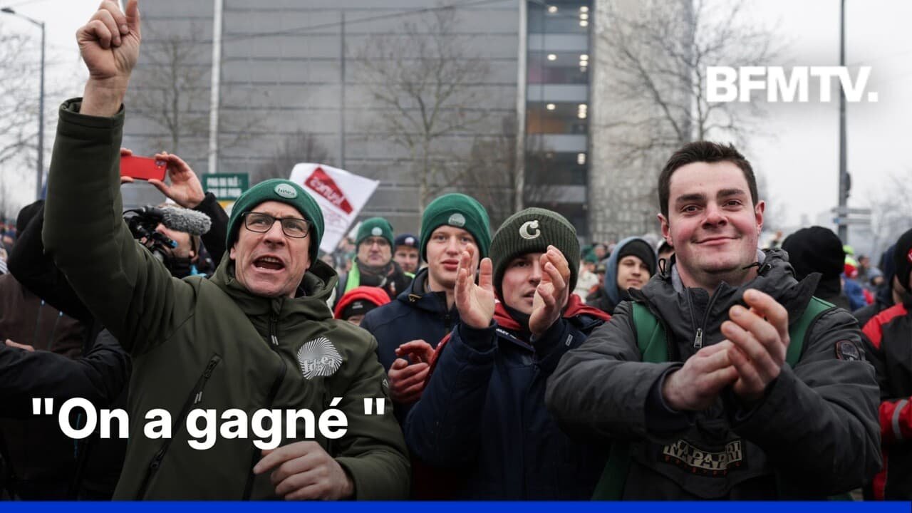 Les agriculteurs exultent devant le Parlement européen après la saisine de la justice européenne sur l’accord UE-Mercosur