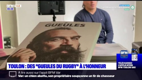 Toulon: les "gueules du rugby" devant l'objectif