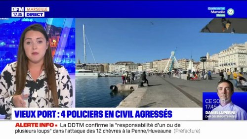 Marseille: quatre policiers en civil agressés sur le Vieux-Port