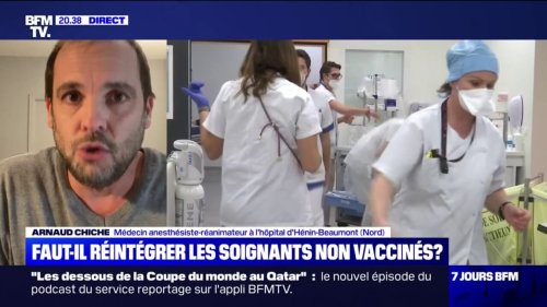 Arnaud Chiche, médecin réanimateur : "Il faut accompagner les soignants non-vaccinés"