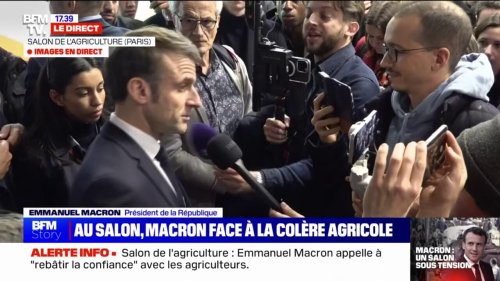 Emmanuel Macron: "Quand il fallait voter la PAC, l'assurance récoltes et les retraites agricoles, le Rassemblement national n'était pas là"