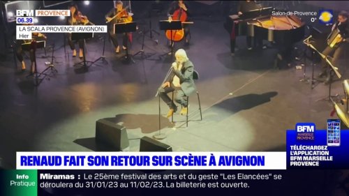"C'était trop bien": après six ans d'absence, Renaud était de retour sur scène à Avignon