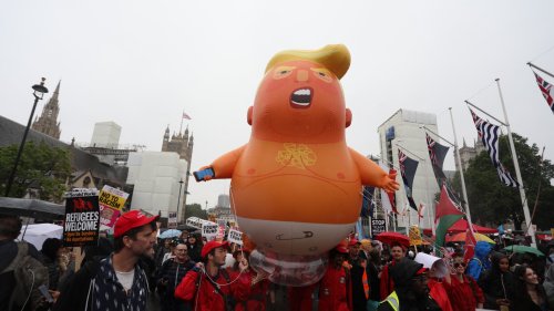 Le ballon géant à l'effigie de Donald Trump doit faire son entrée au Musée de Londres