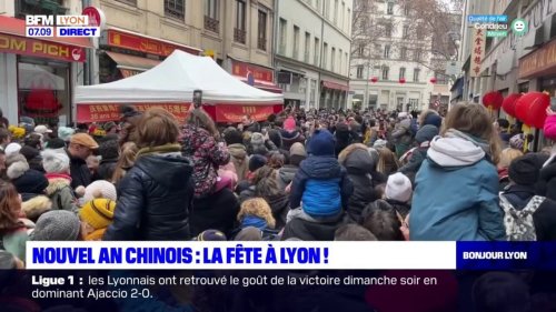 Lyon: le Nouvel an chinois célébré par des milliers de personnes