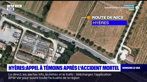 Accident mortel à Hyères: un appel à témoins lancé pour retrouver le conducteur du fourgon