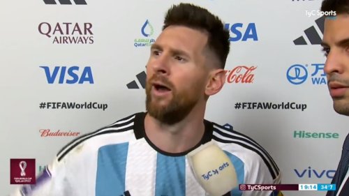 Coupe du monde 2022: "Je n’aime pas ce que j’ai fait", Messi regrette son "Qué miras bobo ?" à Weghorst