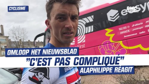 Omloop het Nieuwsblad: "C'est pas compliqué" Alaphilippe revient sur ses chutes et sa semaine