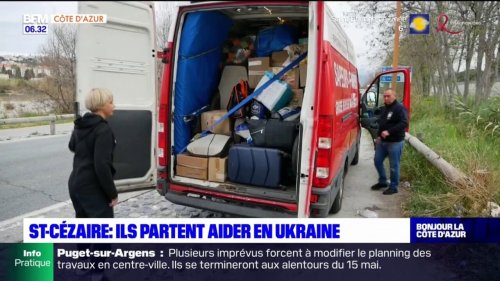 Saint-Cézaire-sur-Siagne: un couple part une nouvelle fois aider en Ukraine