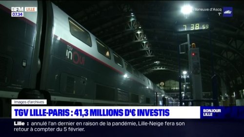 Lille-Paris: la SNCF investit plus de 40 millions d'euros pour rénover la ligne TGV