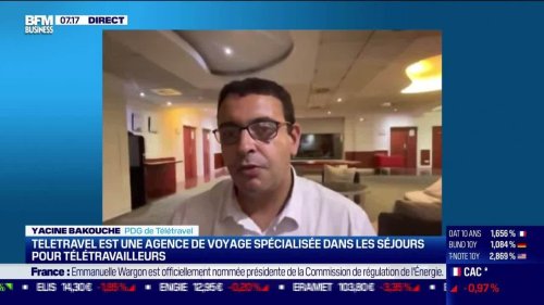 Yacine Bakouche (Télétravel) : Télétravel est une agence de voyage spécialisée dans les séjours pour les télétravailleurs - 18/08
