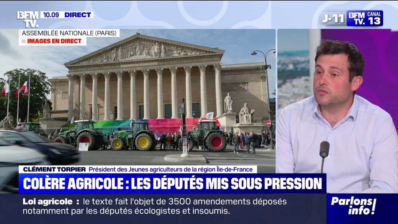 « Cette loi est vitale et essentielle »: Clément Torpier (Jeunes agriculteurs) défend la loi Duplomb, qui vise notamment à réintroduire certains pesticides néonicotinoïdes