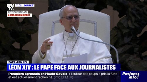"Merci pour votre service de la vérité": le pape Léon XIV s'adresse aux journalistes