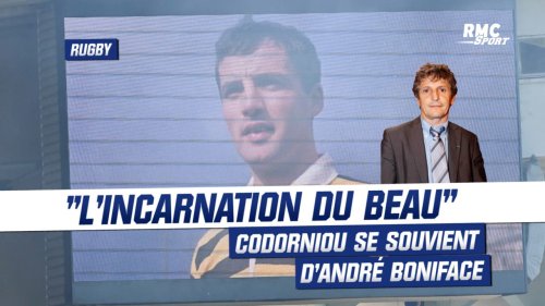 Rugby : "L'incarnation du French Flair, l'incarnation du beau", Codorniou se souvient de Boniface