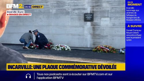 Incarville: l'hommage aux victimes de l'attaque du fourgon lors de l'évasion de Mohamed Amra