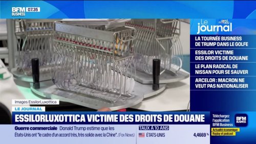 Le groupe franco-italien Essilorluxottica, victime des droits de douane de Donald Trump